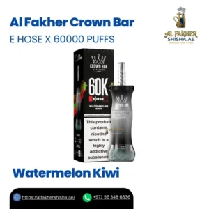 Al Fakher Crown Bar 60000 Puffs Watermelon Kiwi