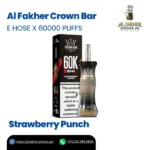 Al Fakher Crown Bar E Hose X 60000 Puffs Strawberry Punch