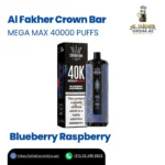 Al Fakher Crown Bar Mega Max 40000 Puffs Blueberry Raspberry