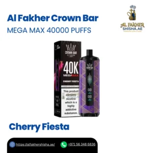 Al Fakher Crown Bar Mega Max 40000 Puffs Cherry Fiesta