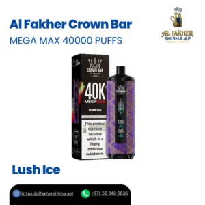 Al Fakher Crown Bar Mega Max 40000 Puffs Lush Ice