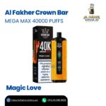 Al Fakher Crown Bar Mega Max 40000 Puffs Magic Love