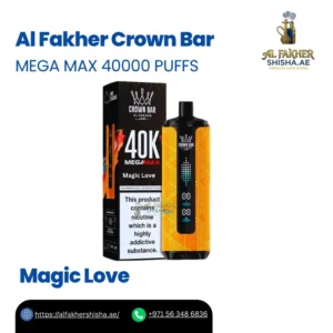 Al Fakher Crown Bar Mega Max 40000 Puffs Magic Love