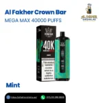 Al Fakher Crown Bar Mega Max 40000 Puffs Mint