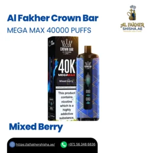 Al Fakher Crown Bar Mega Max 40000 Puffs Mixed Berry